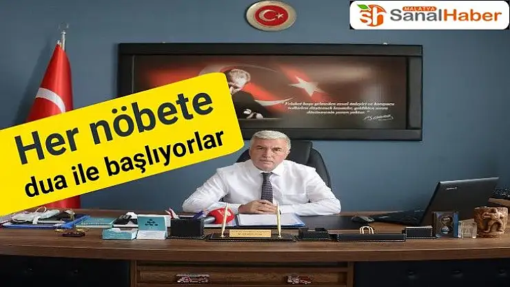Her nöbete dua ile başlıyorlar