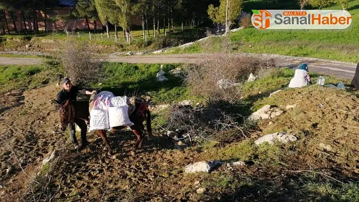 Heyelan köylülerin susuz kalmasına neden oldu