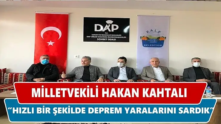 Hızlı bir şekilde deprem yaralarını sardık