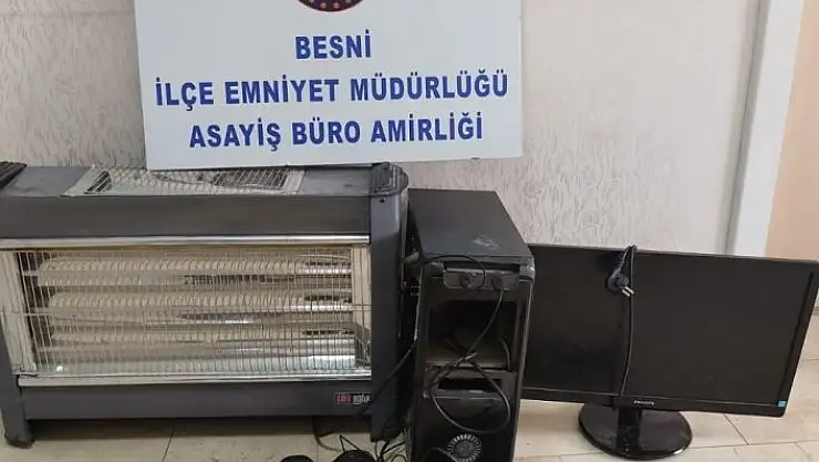 'İkamet hırsızı tutuklandı'