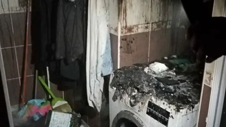 'İkamet yangını korkuttu'