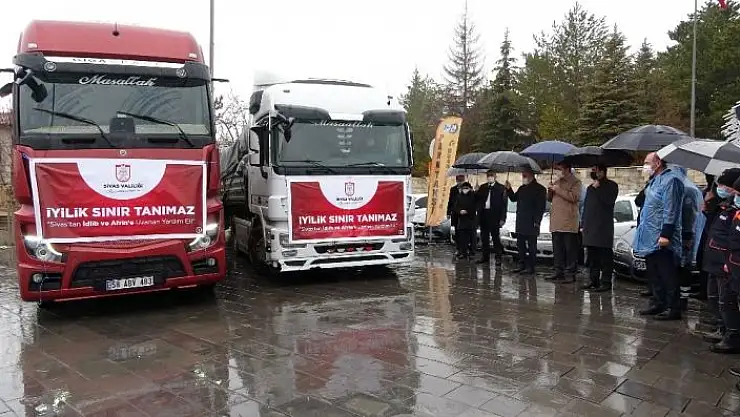 'İki tır dolusu yardım kolisi yola çıktı'