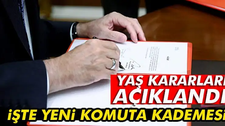 YAŞ kararlarını açıkladı.