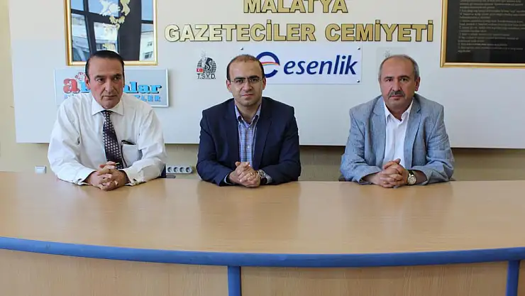 ÖZHAN GAZETECİLER CEMİYETİNİ ZİYARET ETTİ