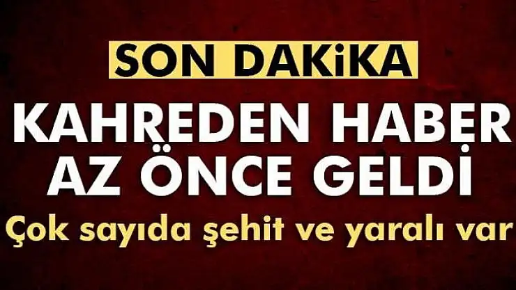Cizre'de patlama: 8 şehit, 50 yaralı