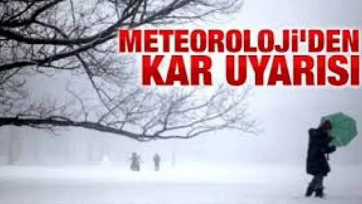 Soğuk ve Kar Geri Dönüyor