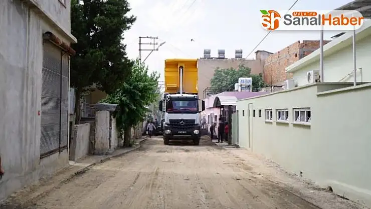 İmamağa Mahallesinde asfalt çalışması