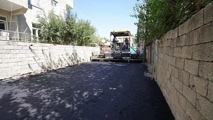 'İmamağa Mahallesinde asfalt çalışması'