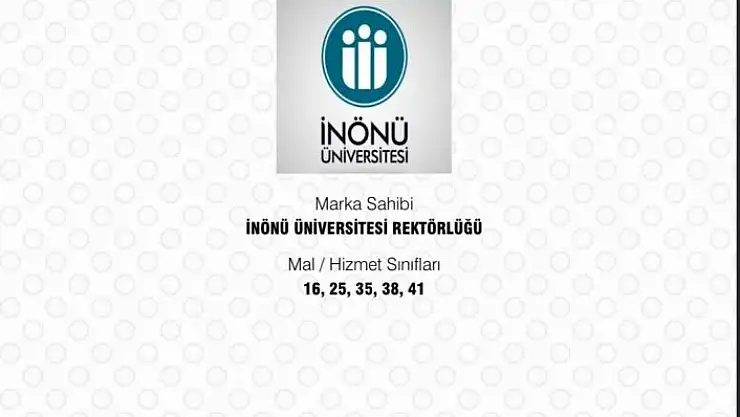 'İnönü Üniversitesi´ne ''Marka Tescil Belgesi'''