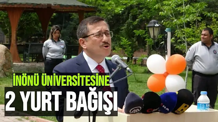 İnönü Üniversitesine 2 yurt bağışı