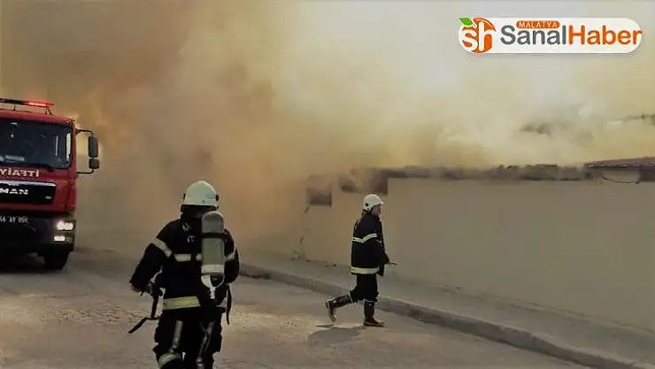 İplik fabrikasında yangın