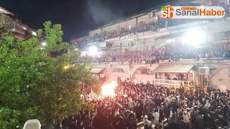 İsrail'de 'sosyal mesafesiz' ayin yapıldı