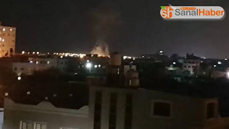 İsrail uçakları Gazze'de Hamas'a ait bir mevziyi vurdu