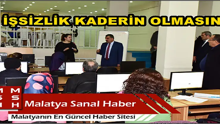 İNSANLARIMIZA MESLEK EDİNDİRİYORUZ