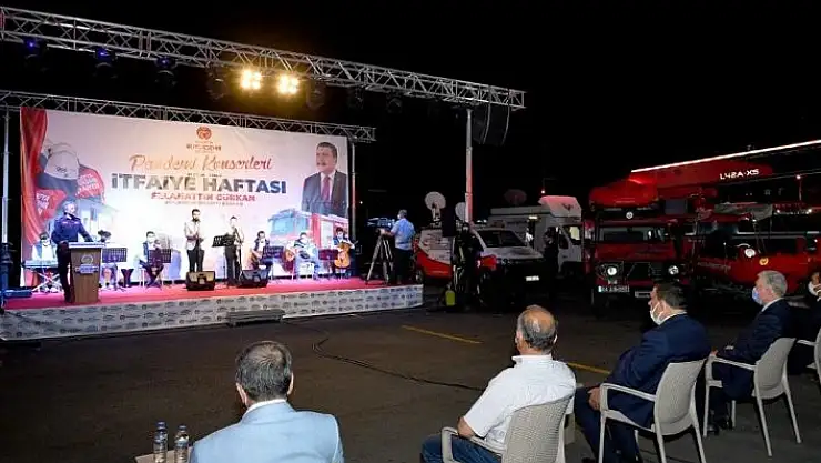 'İtfaiyeciler için konser'