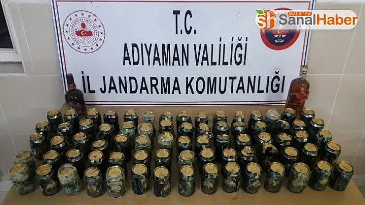 Jandarma ekiplerinden bandrolsüz içki operasyonu