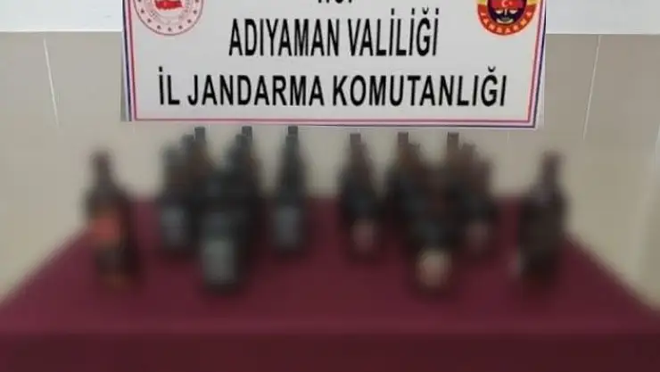 'Jandarma ekiplerinden kaçak içki operasyonu'