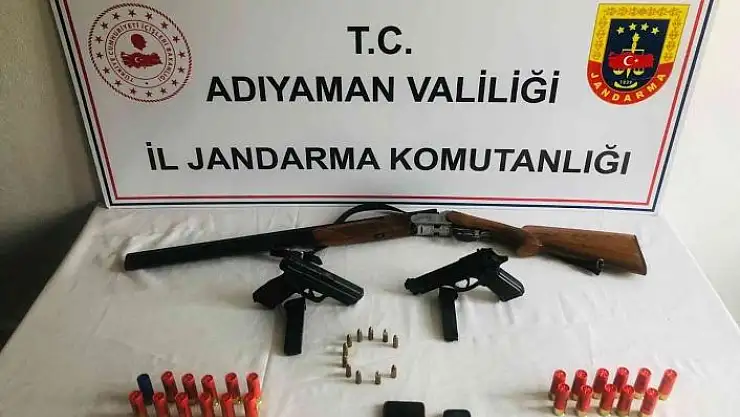 'Jandarma ekiplerinden silah operasyonu'