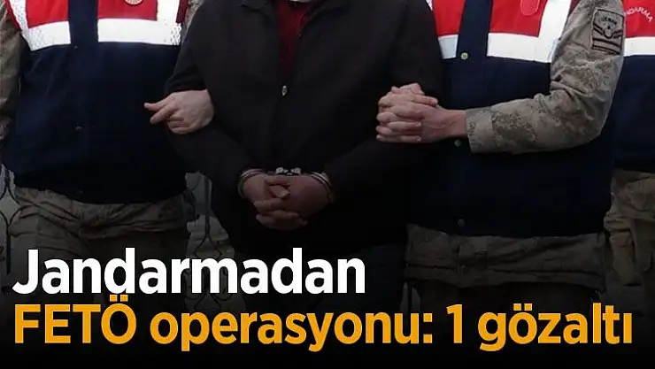 Jandarmadan FETÖ operasyonu