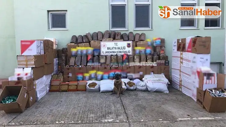 Malatya'da kaçakçılara büyük darbe