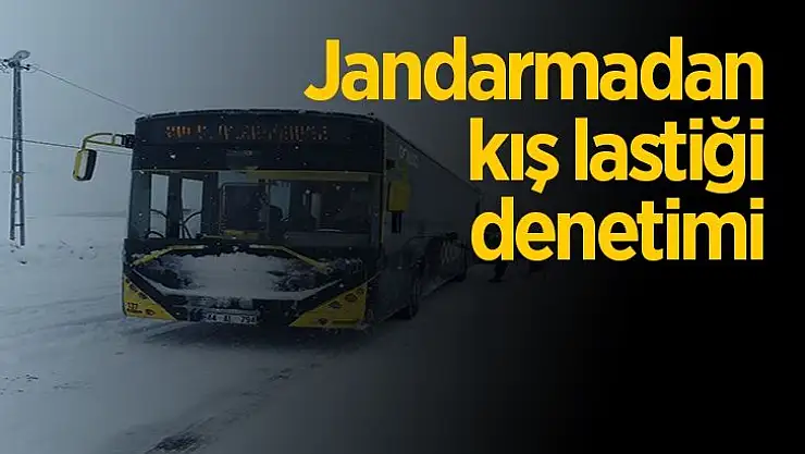Jandarmadan kış lastiği denetimi