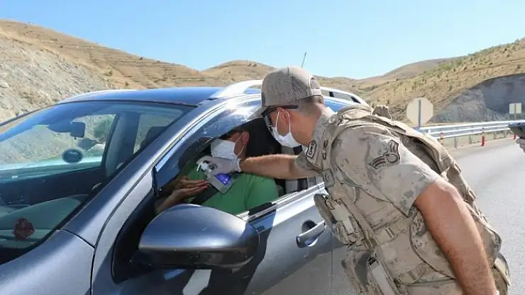 'Jandarmadan Korona virüs denetimi'