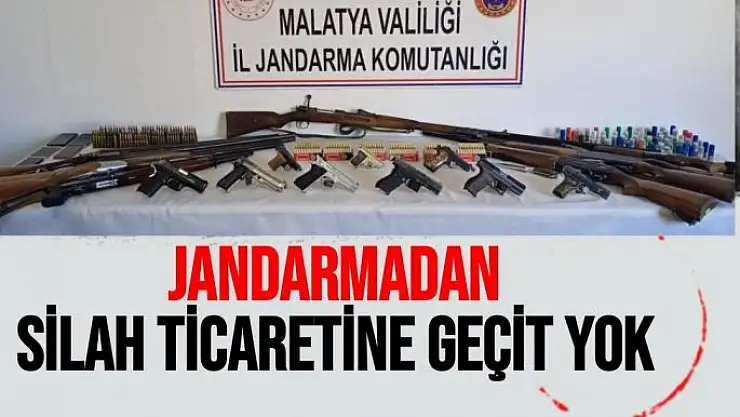 Jandarmadan silah ticaretine geçit yok