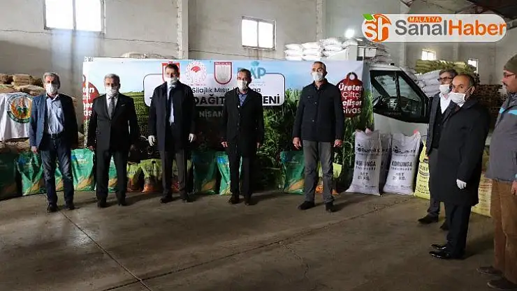 Kaba yem açığının giderilmesi projesi kapsamında tohum dağıtıldı