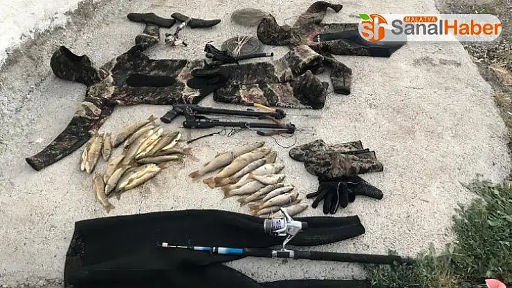 Kaçak balık avına bin lira ceza