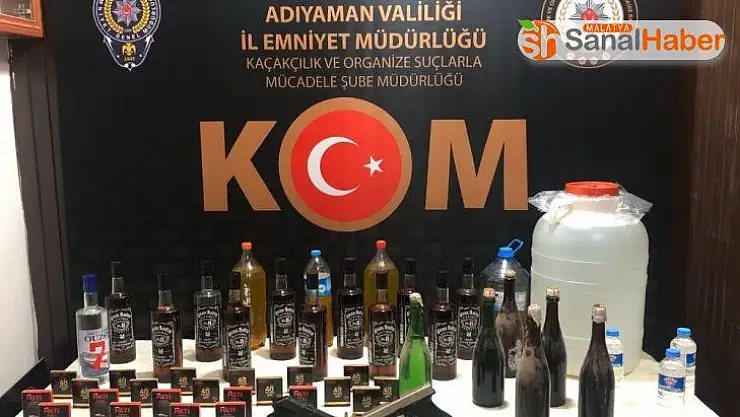 Kaçak içki operasyonu: 3 gözaltı