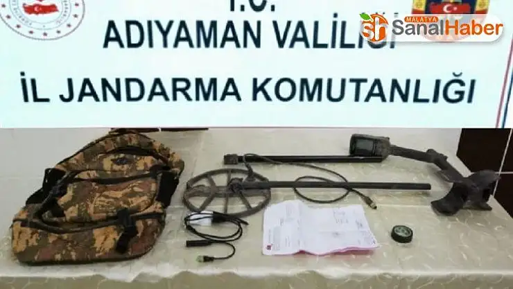 Kaçak kazı yapan şahıslar yakalandı