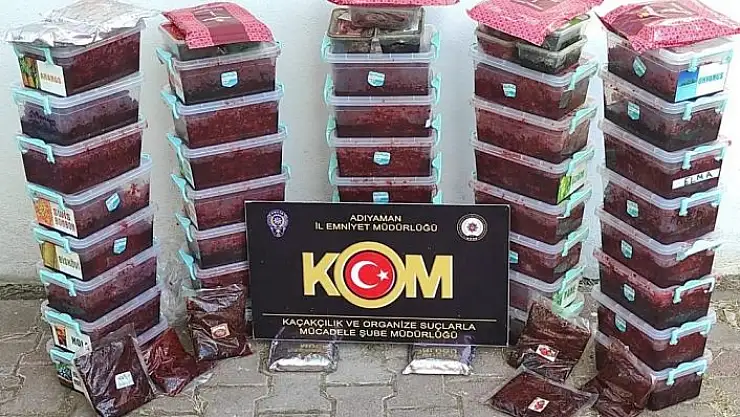 'Kaçak nargile tütünü ele geçirildi'