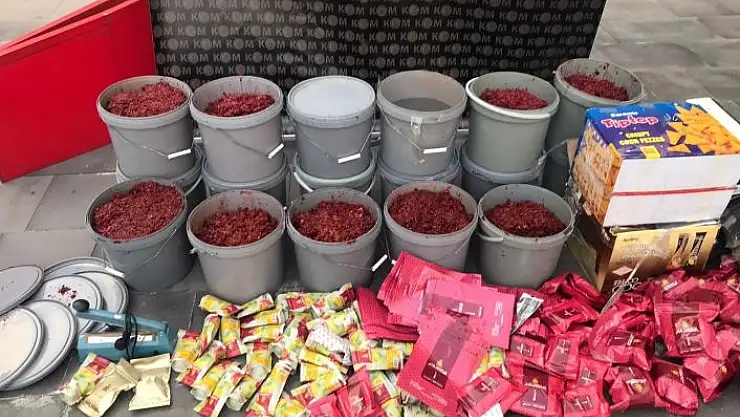 'Kaçak nargile tütünü imalatına operasyon: 1 gözaltı'