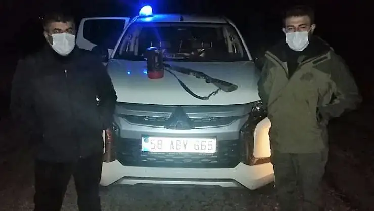 'Kaçak tavşan avlayan 4 kişiye 8 bin lira ceza'