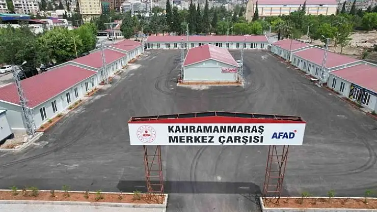 'Kahramanmaraş ´Merkez Prefabrik Çarşı´ hizmete girdi'
