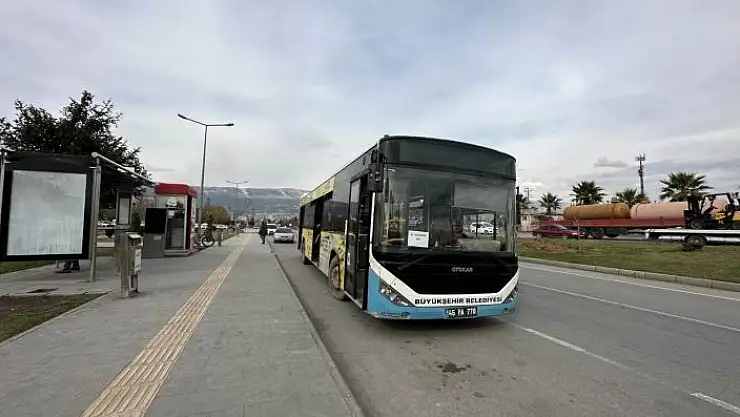 'Kahramanmaraş´ta 16 hatla toplu taşıma devam ediyor'