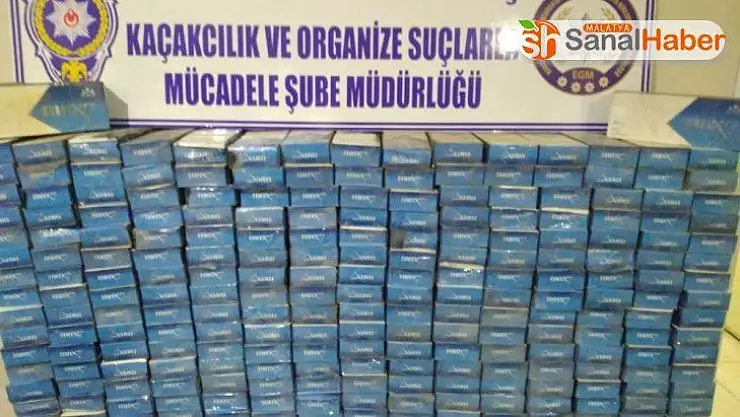 Kahramanmaraş'ta 5 bin 800 paket kaçak sigara ele geçirildi