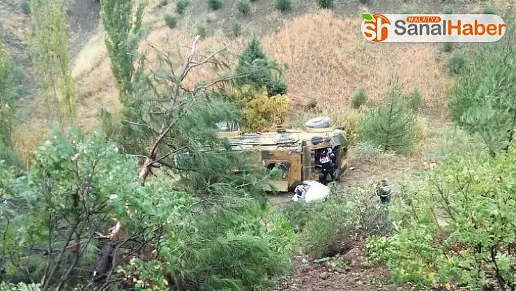 Kahramanmaraş'ta askeri araç devrildi: 4 yaralı