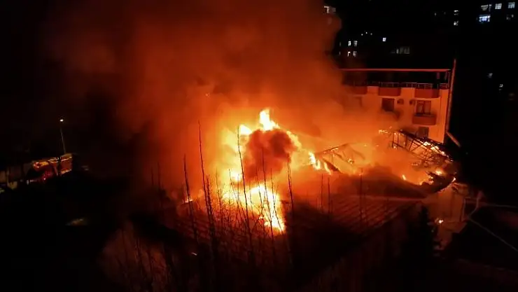 'Kahramanmaraş´ta askeri kışla içerisinde yangın'