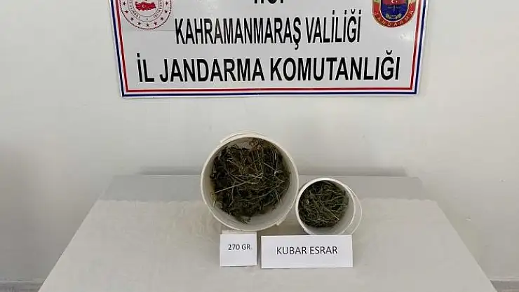 'Kahramanmaraş´ta bir evin kilerinde uyuşturucu ele geçirildi'