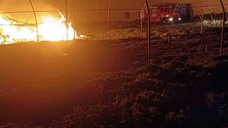 'Kahramanmaraş´ta çadır yangını'