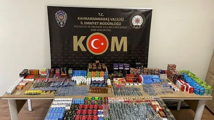 'Kahramanmaraş´ta cinsel içerikli ürün operasyonu'