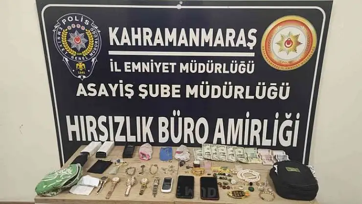 'Kahramanmaraş´ta hırsızlığa 2 tutuklama'
