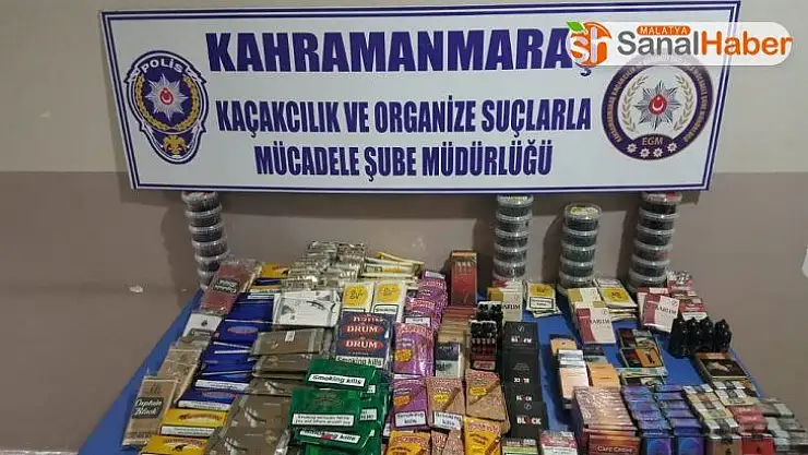 Kahramanmaraş'ta kaçakçılık operasyonlarında 4 kişi yakalandı