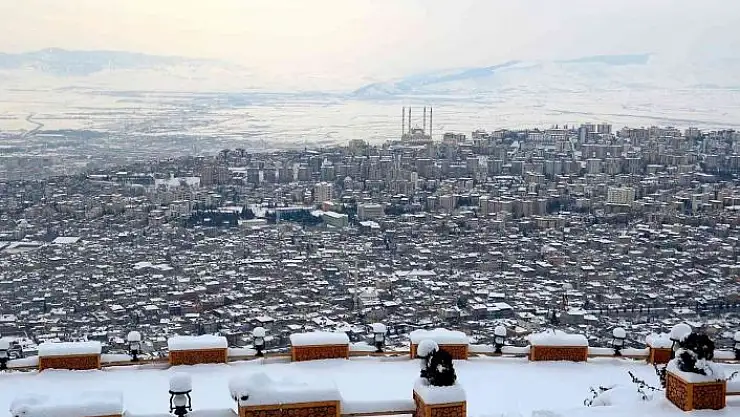 'Kahramanmaraş´ta kar kartpostallık görüntüler ortaya çıkardı'