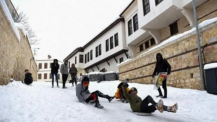 'Kahramanmaraş´ta kar manzaraları'