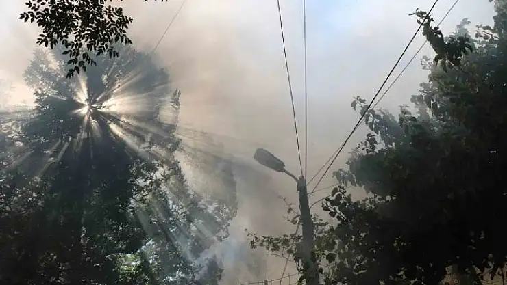 'Kahramanmaraş´ta korkutan yangın'