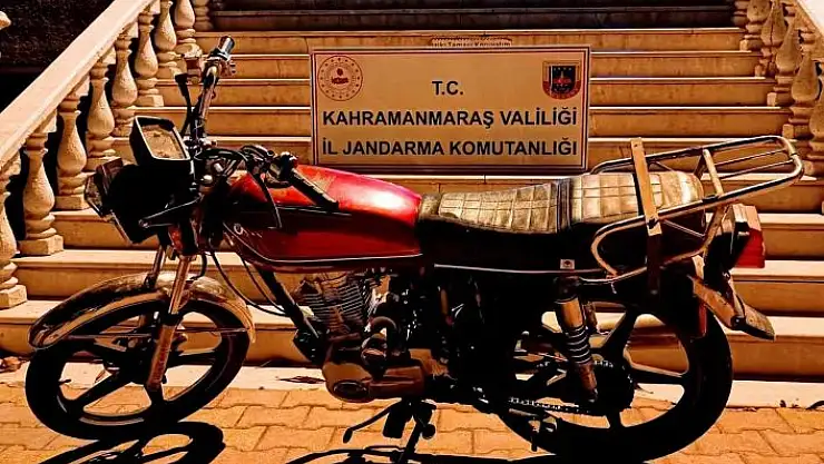 'Kahramanmaraş´ta motosiklet hırsızı yakalandı'