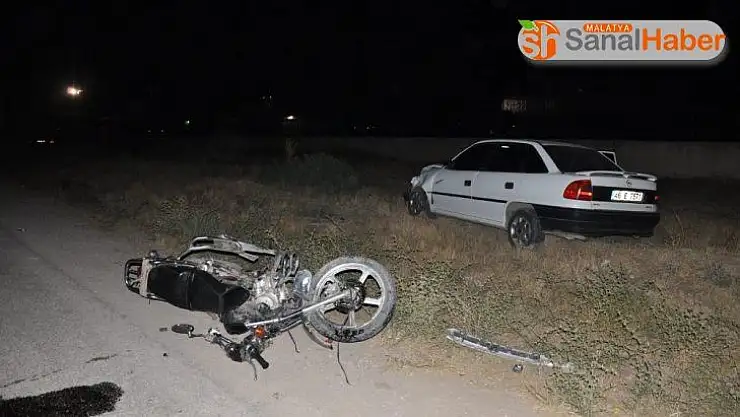 Kahramanmaraş'ta motosiklet ile otomobil çarpıştı: 1'i ağır 2 yaralı