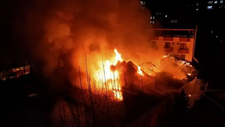 'Kahramanmaraş´ta ordu evinde çıkan yangın söndürüldü'